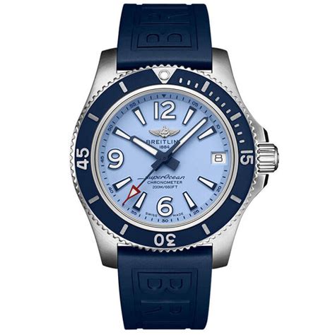 breitling superocean blue|Breitling Superocean blue face.